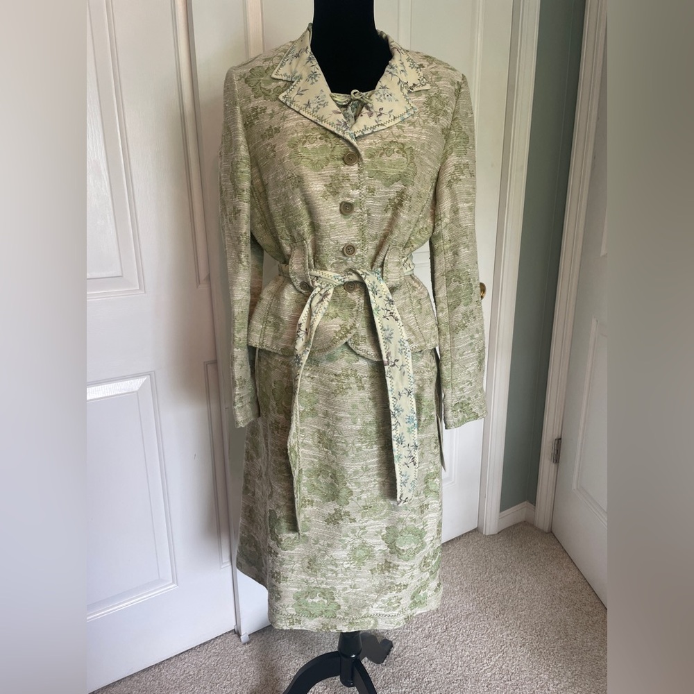 NWT Rickie Freemen for Teri Jon 3-Piece Skirt Suit Set - Size 14